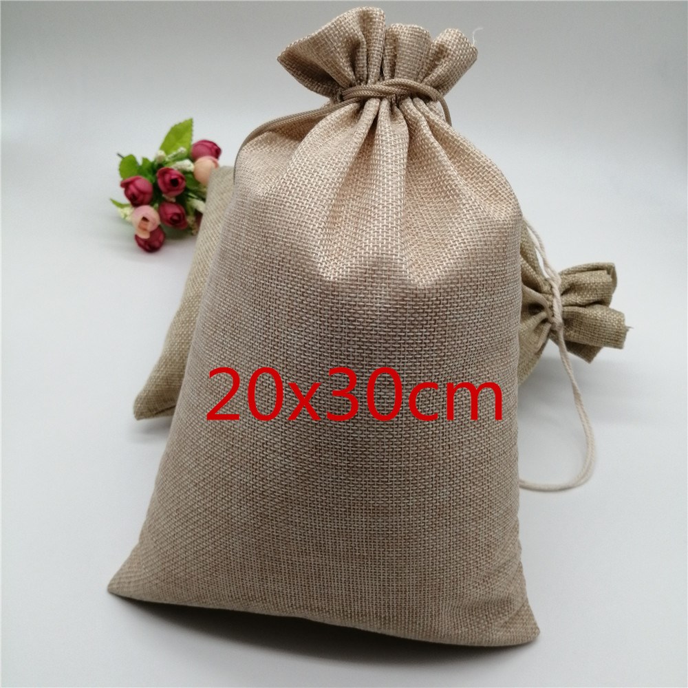 20x30cm Natural Burlap Gift Candy Bags Linen Jute Drawstring Gift Bag Pouches Christmas Wedding Party Jewelry Packaging Bags
20x30cm Natural Burlap Gift Candy Bags Linen Jute Drawstring Gift Bag Pouches Christmas Wedding Party Jewelry Packaging Bags