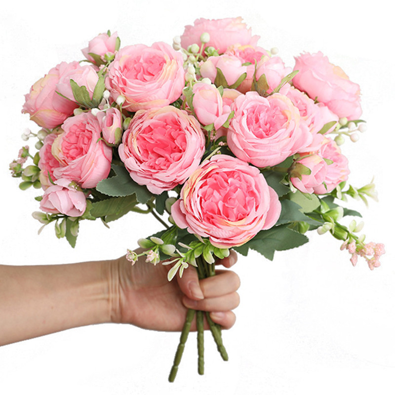NEW Persia Rose Peony bouquet Silk Artificial Flowers flores home party wedding decoration mariage fake Flower
NEW Persia Rose Peony bouquet Silk Artificial Flowers flores home party wedding decoration mariage fake Flower