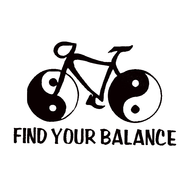 16*10.3cm Find Your Balance For Cyclist Funny Car Window Bumper Novelty JDM Drift Vinyl Decal Sticker, Color
16*10.3cm Find Your Balance For Cyclist Funny Car Window Bumper Novelty JDM Drift Vinyl Decal Sticker, Color