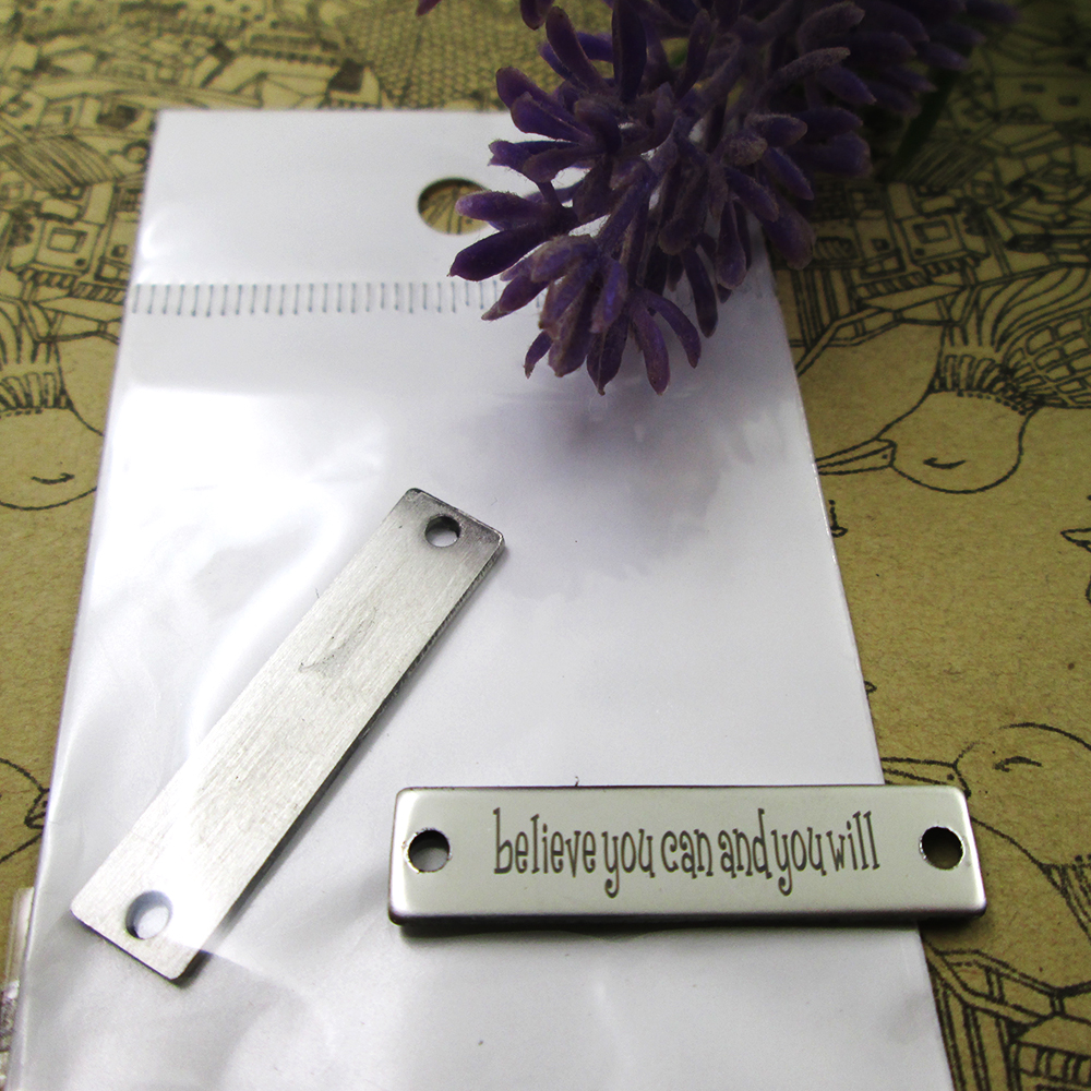 40pcs--"Believe you can and you will Connector"stainless steel charms more style for choosing DIY Charms pendants for necklace
40pcs--"Believe you can and you will Connector"stainless steel charms more style for choosing DIY Charms pendants for necklace
