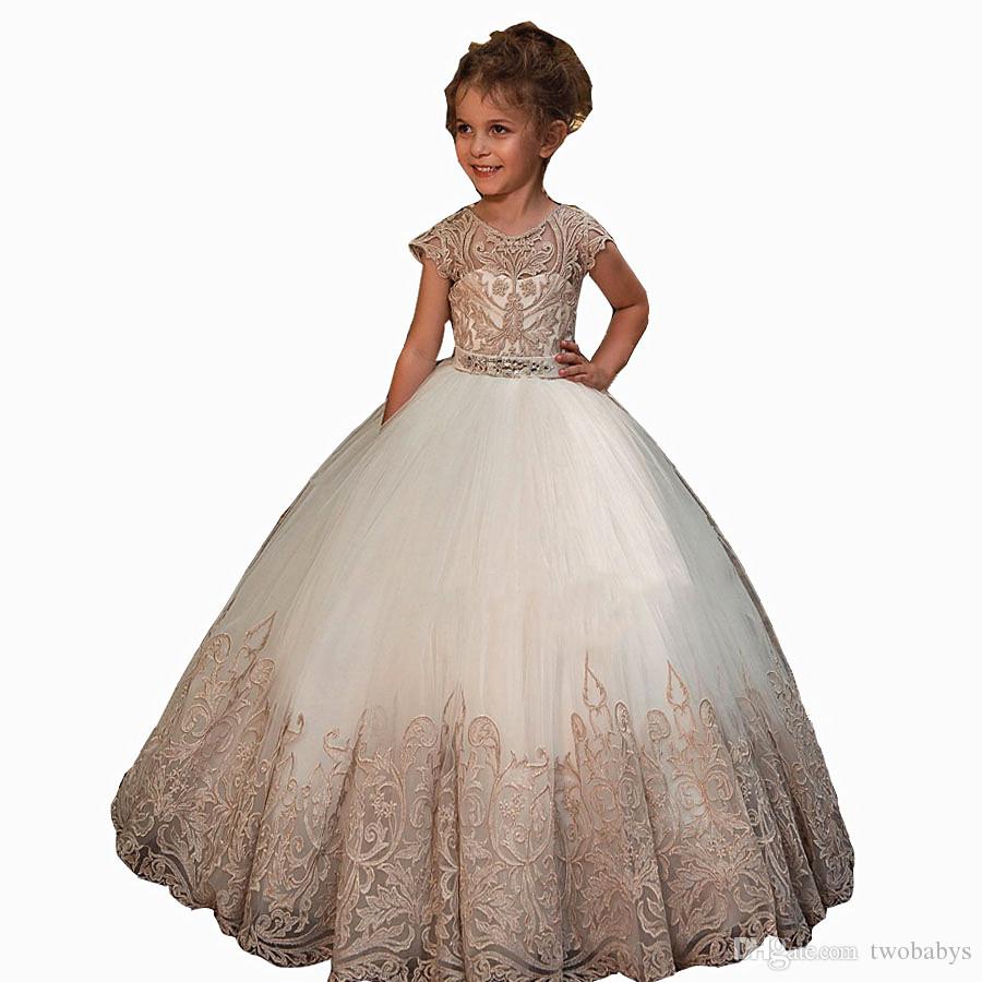 NEW Flower Girl Dresses With Bow Beaded Crystal Lace Up Applique Ball Gown First Communion Dress for Girls, Silver
NEW Flower Girl Dresses With Bow Beaded Crystal Lace Up Applique Ball Gown First Communion Dress for Girls, Silver