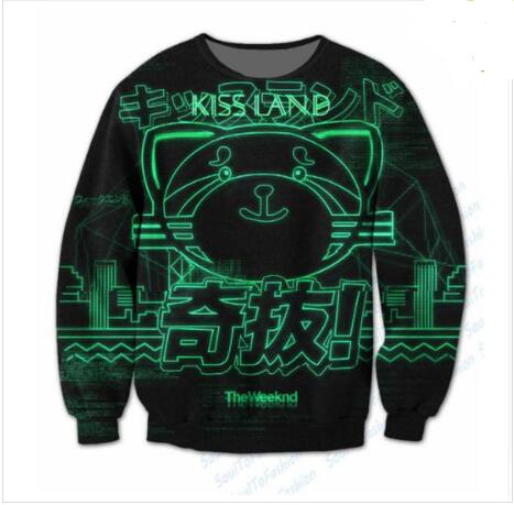 New Fashion Womens/Mens The Weeknd 3D Print Hooded Sweatshirts Jumper Fashion Clothing Tops AABB04, Black
New Fashion Womens/Mens The Weeknd 3D Print Hooded Sweatshirts Jumper Fashion Clothing Tops AABB04, Black