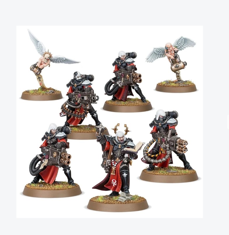 Resin Model Sisters of Battle Retributor Squad FREE SHIPPING