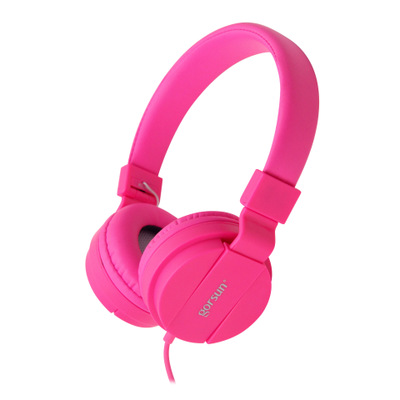 Nouveau GORSUN Coloré Enfants Casque 3.5 MM Filaire Casque Pliable Musique Écouteurs Pour Téléphone Mobile Notebook Casque pour Enfants