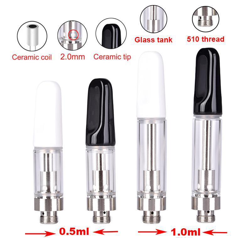Vape Atomizer CartridgeTH205 TH210 0.5 1.0ml 510 Thread Ceramic Coil Cartridge Ceramic Tip Smoking Glass Tank M6T DANK Vapes
Vape Atomizer CartridgeTH205 TH210 0.5 1.0ml 510 Thread Ceramic Coil Cartridge Ceramic Tip Smoking Glass Tank M6T DANK Vapes