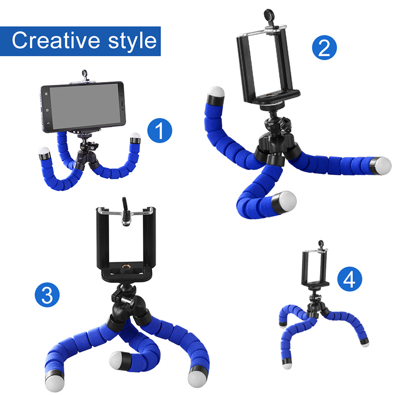 Phone holder Tripods tripod for phone Mobile camera holder Flexible Octopus Bracket For iPhone huawei Samsung Clip Holder xiaomi94