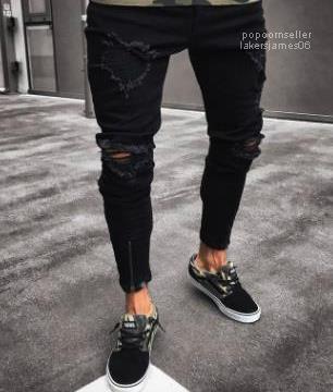 Jean Pencil Pants Pockets Hommes Pantalones Mens Skinny Jeans Mens Designer Jeans Spring Black Ripped Distressed Holes Design, Blue
Jean Pencil Pants Pockets Hommes Pantalones Mens Skinny Jeans Mens Designer Jeans Spring Black Ripped Distressed Holes Design, Blue