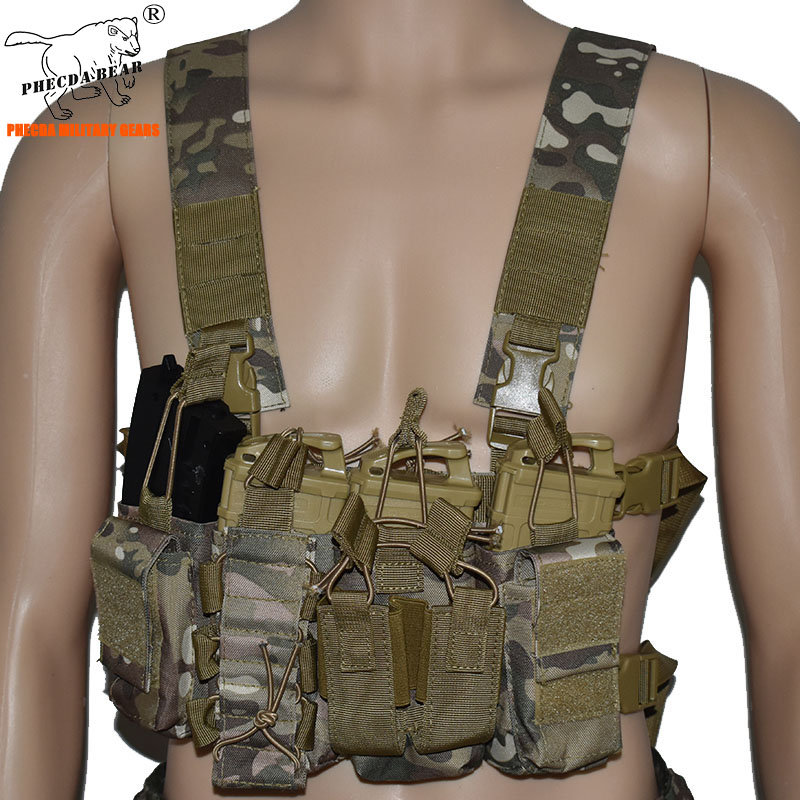 summer chest rig with ammo pouches multi-function light-weight tactical chest rig D3 paintball vest, Black
summer chest rig with ammo pouches multi-function light-weight tactical chest rig D3 paintball vest, Black