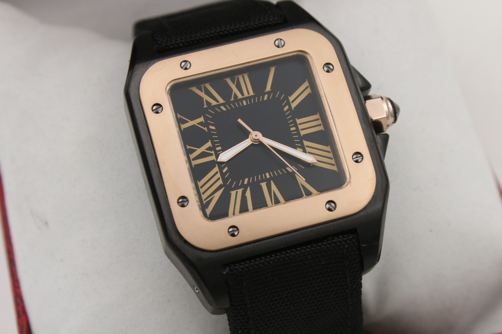 New Sale Wholesale Men Women Couple Watch Automatic Movement Rubber Strap Santo Silver-Rose Two tone High Quality Watches Gift Watch, Gold
New Sale Wholesale Men Women Couple Watch Automatic Movement Rubber Strap Santo Silver-Rose Two tone High Quality Watches Gift Watch, Gold