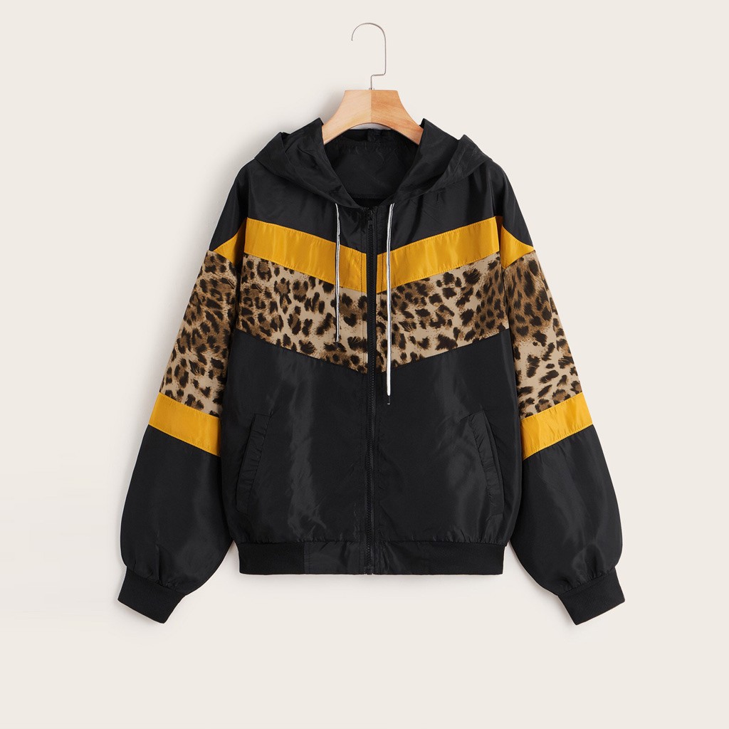 Feitong Womens Sweatershirt Long Sleeve Patchwork Thin Skin Suits Hooded Zip Stitching Outwear Coat sudadera con capucha mujer, Black
Feitong Womens Sweatershirt Long Sleeve Patchwork Thin Skin Suits Hooded Zip Stitching Outwear Coat sudadera con capucha mujer, Black