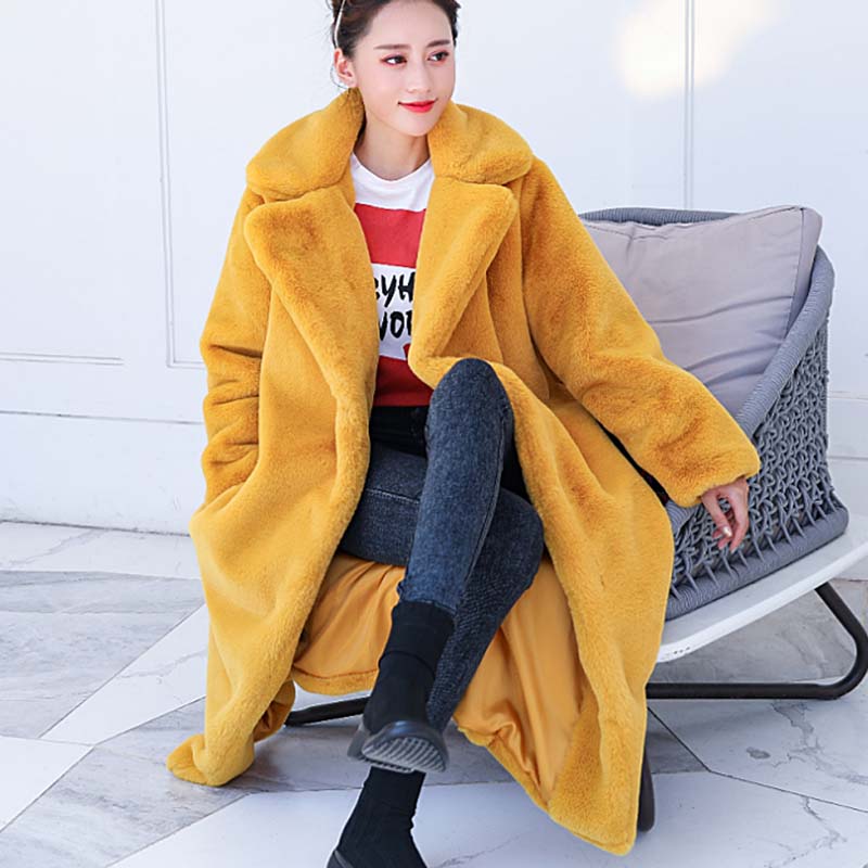 Winter Women High Quality Faux Fur Coat Luxury Long Fur Coat Loose Lapel OverCoat Thick Warm Plus Size Female Plush Coats, Black
Winter Women High Quality Faux Fur Coat Luxury Long Fur Coat Loose Lapel OverCoat Thick Warm Plus Size Female Plush Coats, Black