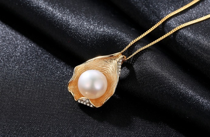 Wholesale- Pearl Jewelry ,pearl Pendant Jewelry Sets For Women Fashion Pearl Necklace/Earring Wedding Jewelry Set , Shell Pendant Design