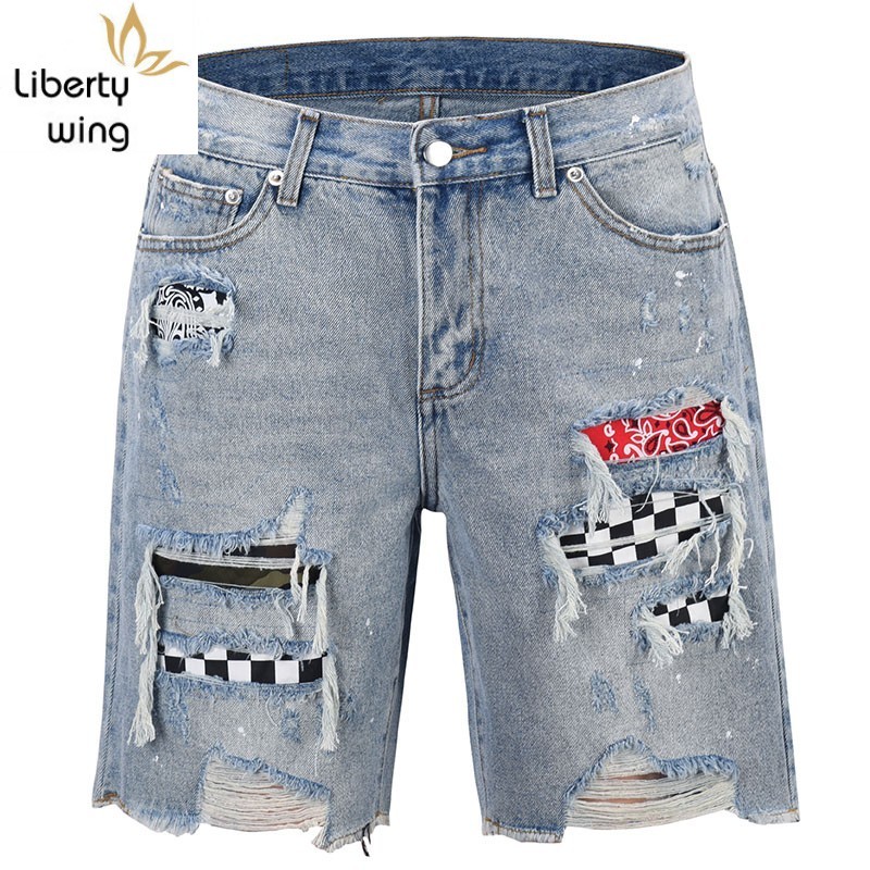 Fashion Men Denim Shorts Hollow Out Frayed Ripped High Street Short Jeans Hip Hop Loose Straight Half Length Pants 2020 New Male, Black
Fashion Men Denim Shorts Hollow Out Frayed Ripped High Street Short Jeans Hip Hop Loose Straight Half Length Pants 2020 New Male, Black