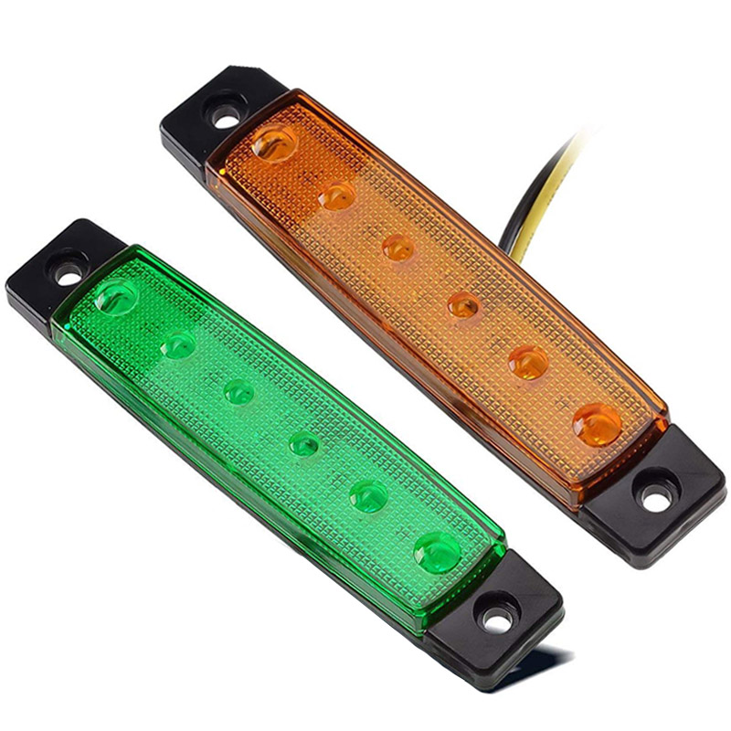 1pcs 12V 24V 6 SMD LED Car Bus Truck Trailer Lorry Side Marker Indicator Light Side Lamp Trailer Rear Tail Stop Turn Light, As pic
1pcs 12V 24V 6 SMD LED Car Bus Truck Trailer Lorry Side Marker Indicator Light Side Lamp Trailer Rear Tail Stop Turn Light, As pic