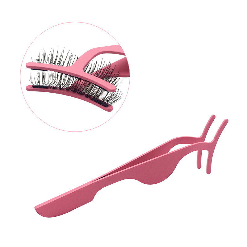 Magnetic eyelashes with 4 handmade magnets natural eyelashes reusable eyelash gift box false
