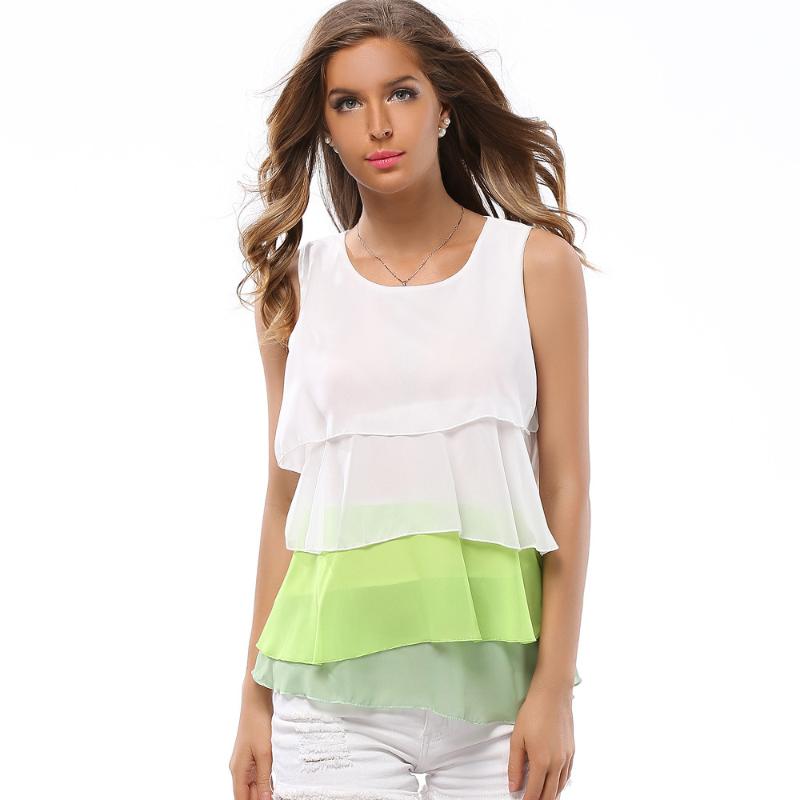 New Women Vest Sleeveless Chiffon Shirt Casual Butterfly Blouse Tunic 2020 Summer Tops Sexy Female Shirts Clothing Chemise Femme, Green
New Women Vest Sleeveless Chiffon Shirt Casual Butterfly Blouse Tunic 2020 Summer Tops Sexy Female Shirts Clothing Chemise Femme, Green