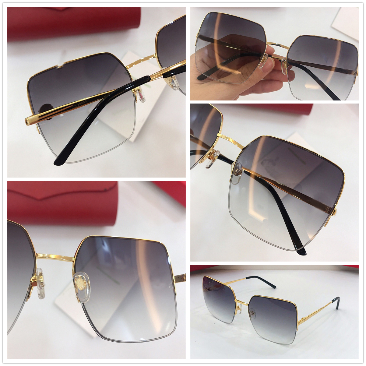 Vintage Men Sunglasses Brand Designer Glasses Leopard Casuals Gold Frame Glass Women Fashion Sunglass Metal Pilot Eyewear CA0121, White;black
Vintage Men Sunglasses Brand Designer Glasses Leopard Casuals Gold Frame Glass Women Fashion Sunglass Metal Pilot Eyewear CA0121, White;black