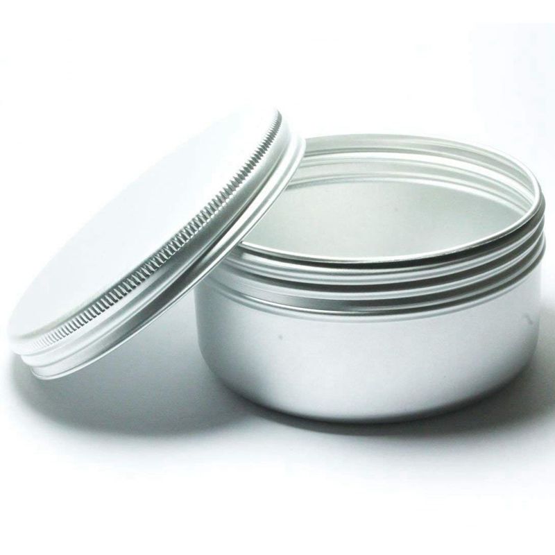 10 x 100ml Aluminium Tin Large Make up Candle Pots 100ml Capacity Empty Big Cosmetic/Candle/Spice Pots/Hair Product/Sweet Tin Ja