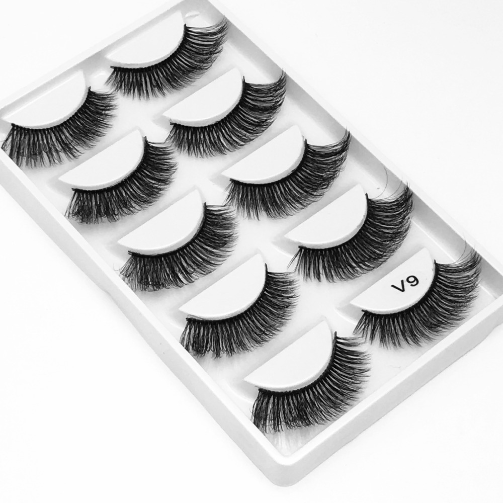 2018 NEW 5 pair 3D Mink eyelashes handmade Mink Lashes natural long Eye Lashes Cross Thick Curl false eyelashes 1cm-1.5cm
2018 NEW 5 pair 3D Mink eyelashes handmade Mink Lashes natural long Eye Lashes Cross Thick Curl false eyelashes 1cm-1.5cm