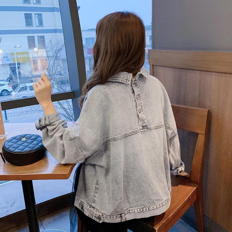 Jean Coat Women Spring and Autumn Korean-Style Loose New Style Denim Jacket Split Cow Jacket Women, Light blue
Jean Coat Women Spring and Autumn Korean-Style Loose New Style Denim Jacket Split Cow Jacket Women, Light blue