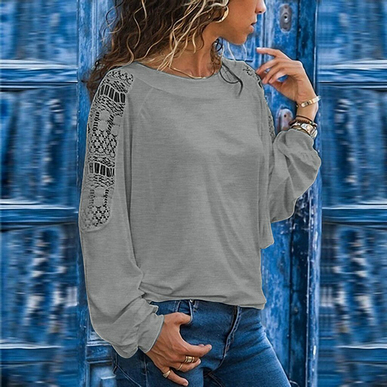 T-Shirt Spot 2021 European spring and summer solid color long-sleeved round neck pullover T-shirt support mixed batch