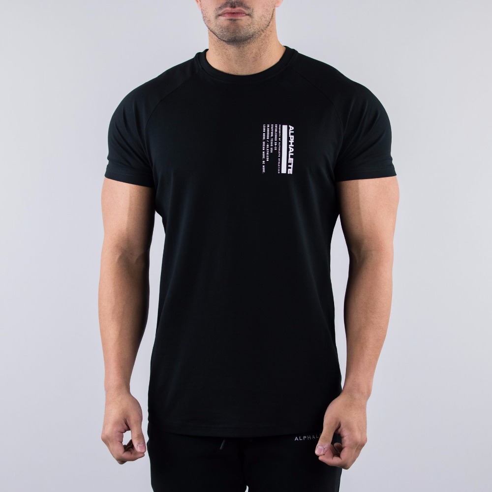 Mens Summer Gyms Casual TShirt Top ALPHALETE Fitness Bodybuilding Muscle Male Short TShirts 2019 Cotton Print Streetwear Tee Top, Black
Mens Summer Gyms Casual TShirt Top ALPHALETE Fitness Bodybuilding Muscle Male Short TShirts 2019 Cotton Print Streetwear Tee Top, Black