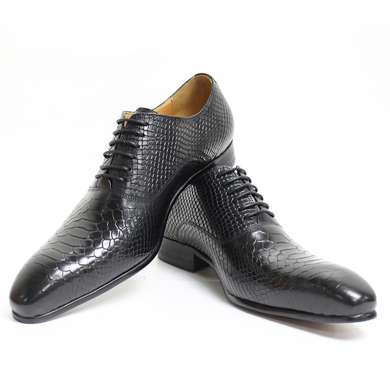 Men Leather Shoes Snake Skin Prints Men Business Dress Classic Style Coffee Black Lace Up Pointed Toe Shoes For Men Oxford Shoes
Men Leather Shoes Snake Skin Prints Men Business Dress Classic Style Coffee Black Lace Up Pointed Toe Shoes For Men Oxford Shoes