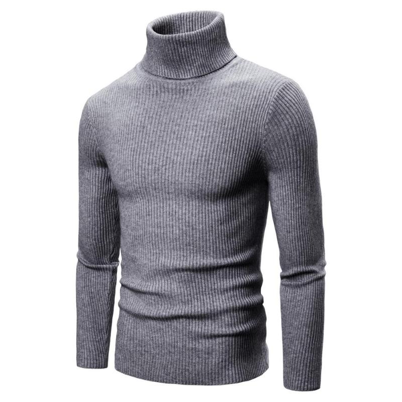 Winter Sweater Men Solid Color Sweaters Warm Casual Knitted Pullovers, Dark grey
Winter Sweater Men Solid Color Sweaters Warm Casual Knitted Pullovers, Dark grey