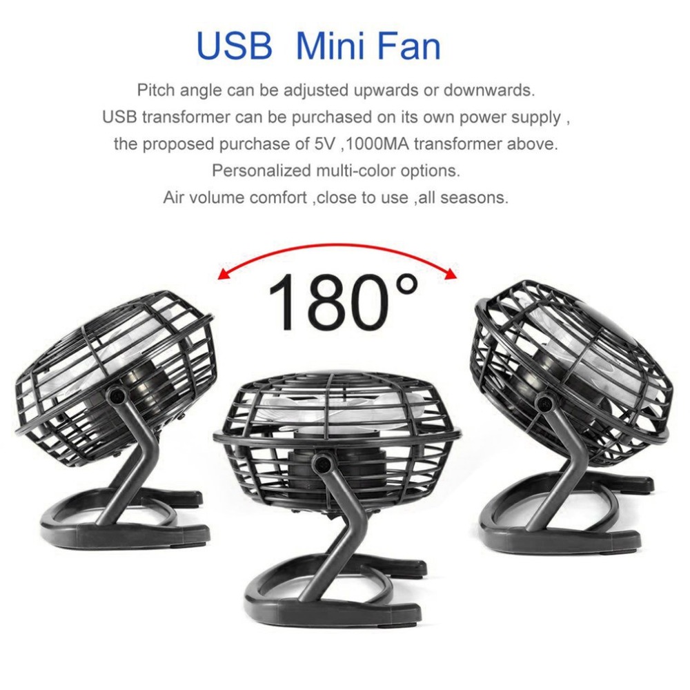 Mini USB Fan Cooler Cooling Mini Desk Fan Portable Desk Mini Fan Super Mute Coolerfor Notebook Laptop Computer With key switch