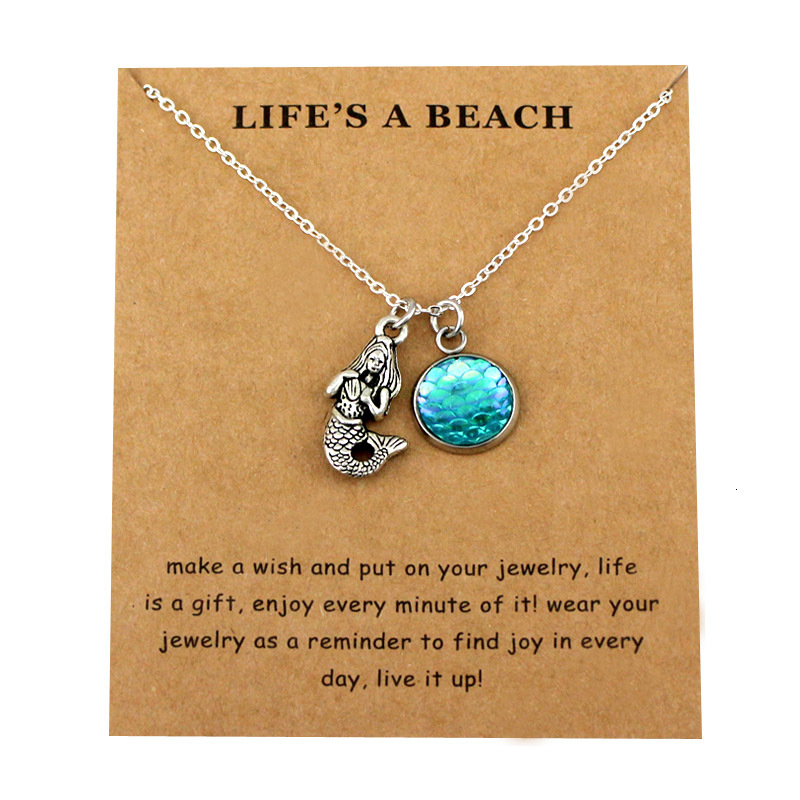Mermaid Scales Fish Silver Pendants Chain Necklaces Women Men Girls Boys Unisex Trendy Jewelry Lover's Best Friends Gift
Mermaid Scales Fish Silver Pendants Chain Necklaces Women Men Girls Boys Unisex Trendy Jewelry Lover's Best Friends Gift