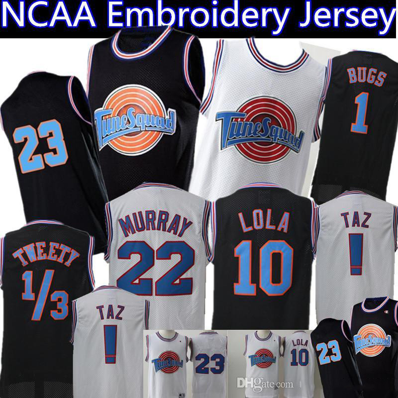 Space Jam Jersey Men's 23 Michael 1 Bugs Bunny 2 Daffy Duck 10 Lola Bunny 13 Tweety 22 Bill Murray Basketball Jerseys Black White, As show
Space Jam Jersey Men's 23 Michael 1 Bugs Bunny 2 Daffy Duck 10 Lola Bunny 13 Tweety 22 Bill Murray Basketball Jerseys Black White, As show