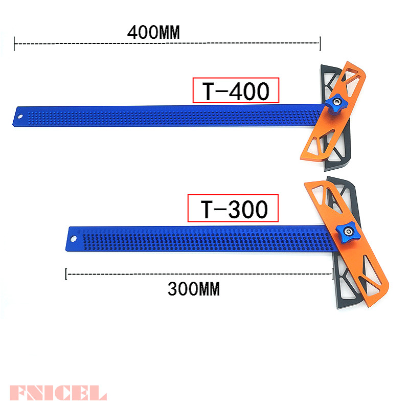 Woodworking Scribe Angle Ruler T300/T400 Aluminum T-type Ruler Hole Scribing Gauge Crossed Feet Crossed-out Measuring Tool
Woodworking Scribe Angle Ruler T300/T400 Aluminum T-type Ruler Hole Scribing Gauge Crossed Feet Crossed-out Measuring Tool