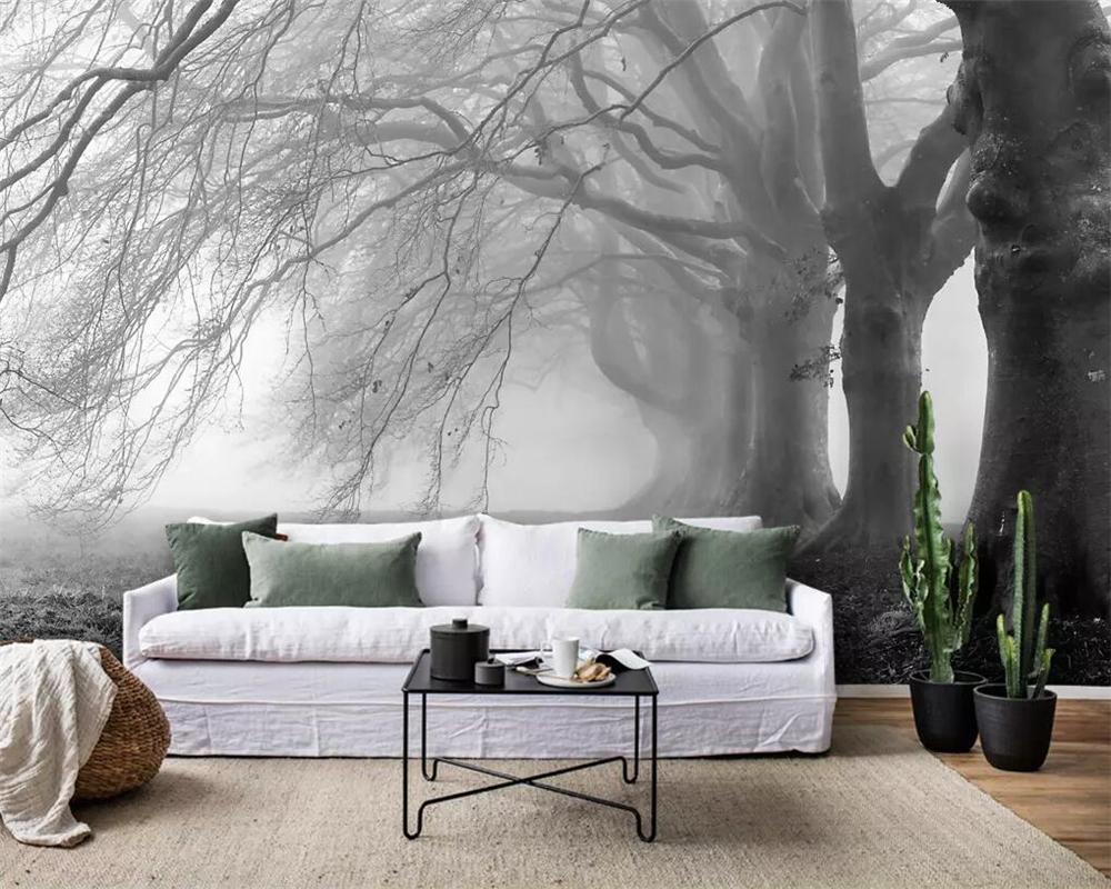 wellyu Custom wallpaper modern minimalist nostalgic foggy gray tree forest mural TV background wall 3d wallpaper, As pic
wellyu Custom wallpaper modern minimalist nostalgic foggy gray tree forest mural TV background wall 3d wallpaper, As pic
