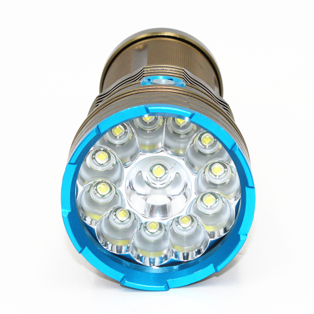 25000 lumens SKYRAY King 12T6 LED flashlamp 12 x XM-L T6 Tactical Portable Led Flashlight Hunting Lamp Flashlights Torch