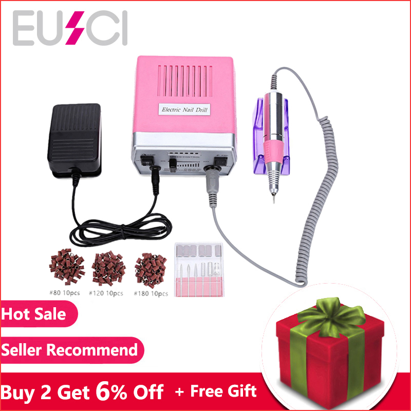 30000RPM Professional Machine Apparatus for Manicure Pedicure Kit Electric Nail Drill Manicure Machine Set Nail Files Drills