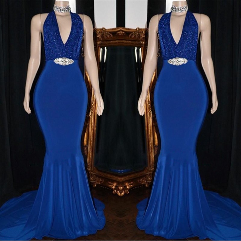 Royal Blue Mermaid Prom Dresses Sexy Backless Crystal Sash Formal Evening Party Gowns Plus Size Pageant Dresses Custom Made, Black
Royal Blue Mermaid Prom Dresses Sexy Backless Crystal Sash Formal Evening Party Gowns Plus Size Pageant Dresses Custom Made, Black