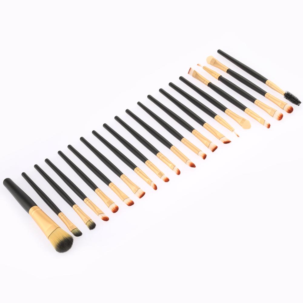 20Pcs Gold Yellow Wooden Handle Brown Gold Tube Eye Makeup Brush Set Blooming Outline Tool To Create A Refined Look #LR1
20Pcs Gold Yellow Wooden Handle Brown Gold Tube Eye Makeup Brush Set Blooming Outline Tool To Create A Refined Look #LR1