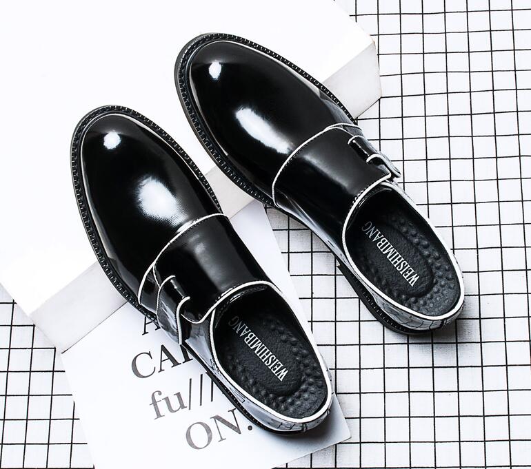 Luxury Men Office Wedding Party Dress Shoes Hook & Loop Flats Designer Patent Leather Classic Business Mens New Style fashion Leather Shoes, Option picture color
Luxury Men Office Wedding Party Dress Shoes Hook & Loop Flats Designer Patent Leather Classic Business Mens New Style fashion Leather Shoes, Option picture color