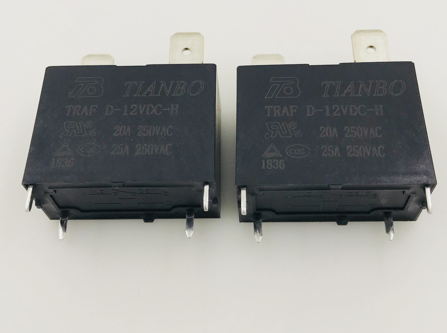 

Free shipping lot (5 pieces/lot)100%Original New TIANBO TRAF D-12VDC-H 4PINS 25A 250VAC Power Relay