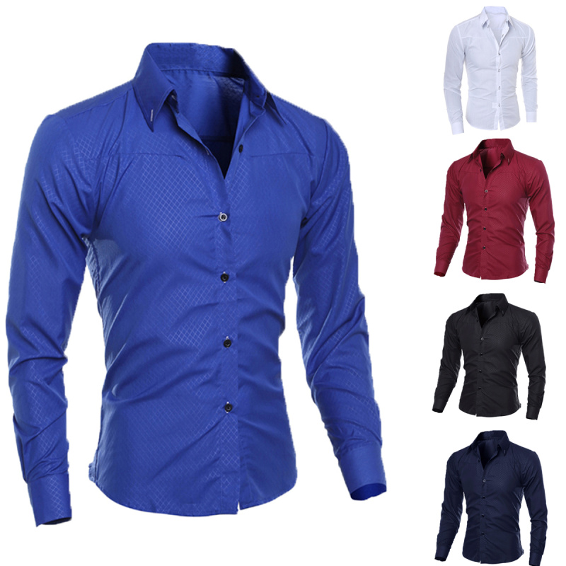Mens Slim Fit Shirt Long Sleeve Dress Shirts Casual Formal Business Shirts Solid Clothing camisa social masculina -4XL, White
Mens Slim Fit Shirt Long Sleeve Dress Shirts Casual Formal Business Shirts Solid Clothing camisa social masculina -4XL, White