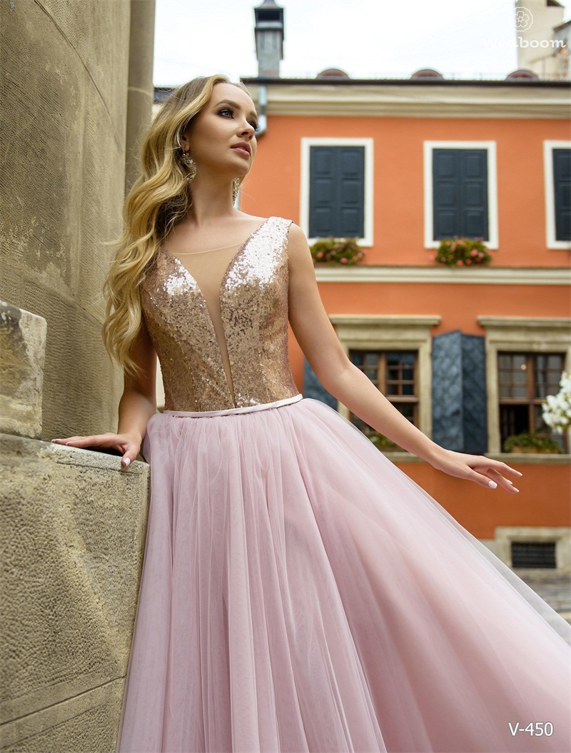 2020 Glitter A-line Evening Dresses Cheap Jewel Sleeveless Sequins Prom Dress Sweep Train Backless Ruched Custom Made Party Gown Hot Sell