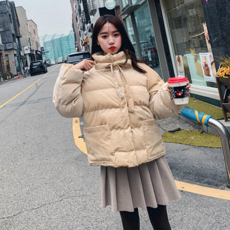 New Corduroy Autumn Winter Parkas Stand Collar Coat Long/short Thick Casual Jacket Female Plus Size Outwear Parkas Casco Femmino, Pink 
New Corduroy Autumn Winter Parkas Stand Collar Coat Long/short Thick Casual Jacket Female Plus Size Outwear Parkas Casco Femmino, Pink