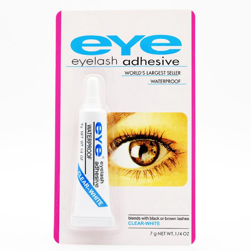 black and white Practical Eyelash Glue Clear-white/Dark-black Waterproof False Eyelashes Adhesive Makeup Eye Lash Glue Cosmetic Tools