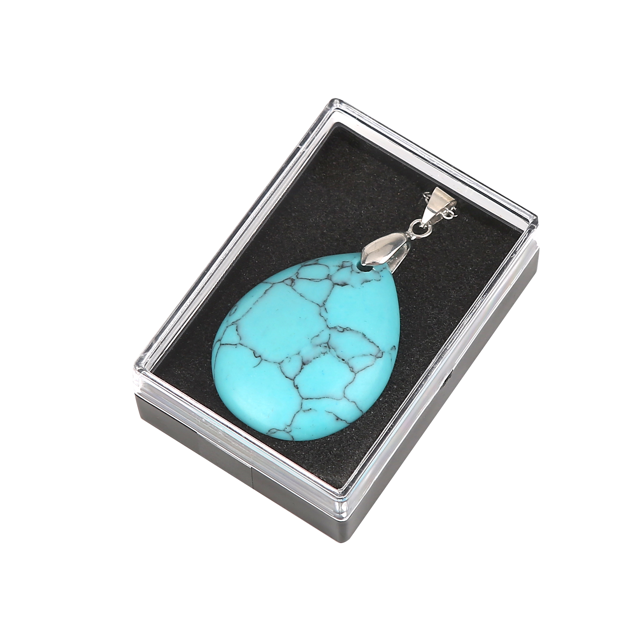 12 pieces of water drop pendant necklace adjustable suit women's mixed elegant temperament ball jewelry set