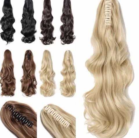 2019 18" Long Curly Synthetic Ponytail Clip In Ponytail Claw Ponytail Extensions Hair Tail Women Hairstyle Fake
2019 18" Long Curly Synthetic Ponytail Clip In Ponytail Claw Ponytail Extensions Hair Tail Women Hairstyle Fake