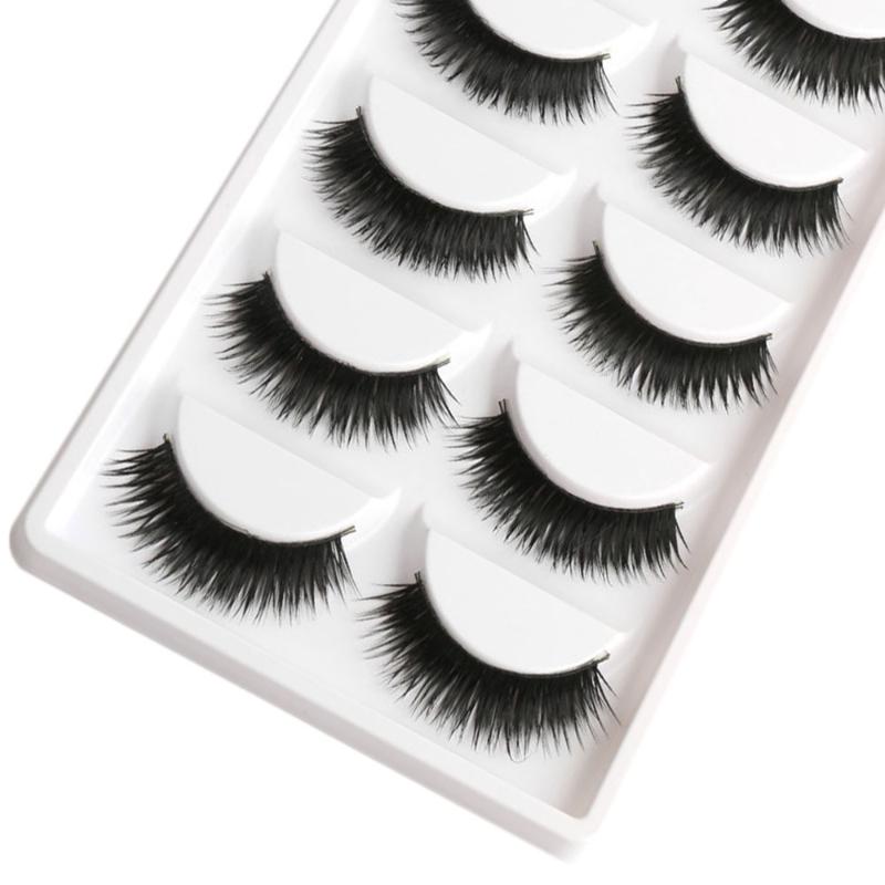 Saleing False EyeLashes 1 Box 5 Pairs Thick Black False Eyelashes Makeup Tips Natural Smoky Makeup Long Fake Eye Lashes
Saleing False EyeLashes 1 Box 5 Pairs Thick Black False Eyelashes Makeup Tips Natural Smoky Makeup Long Fake Eye Lashes
