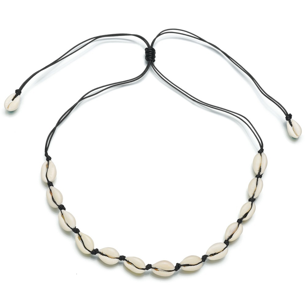 Accessories Posimi Second Wind Alloy Natural Shell Weave Clavicle Necklace