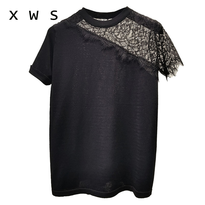 Summer Crochet Thin Women Sweater Knit Stiching Pullover Tops O Neck striped sexy lace Chic Female Jumper Pull Femme jumper, Black
Summer Crochet Thin Women Sweater Knit Stiching Pullover Tops O Neck striped sexy lace Chic Female Jumper Pull Femme jumper, Black