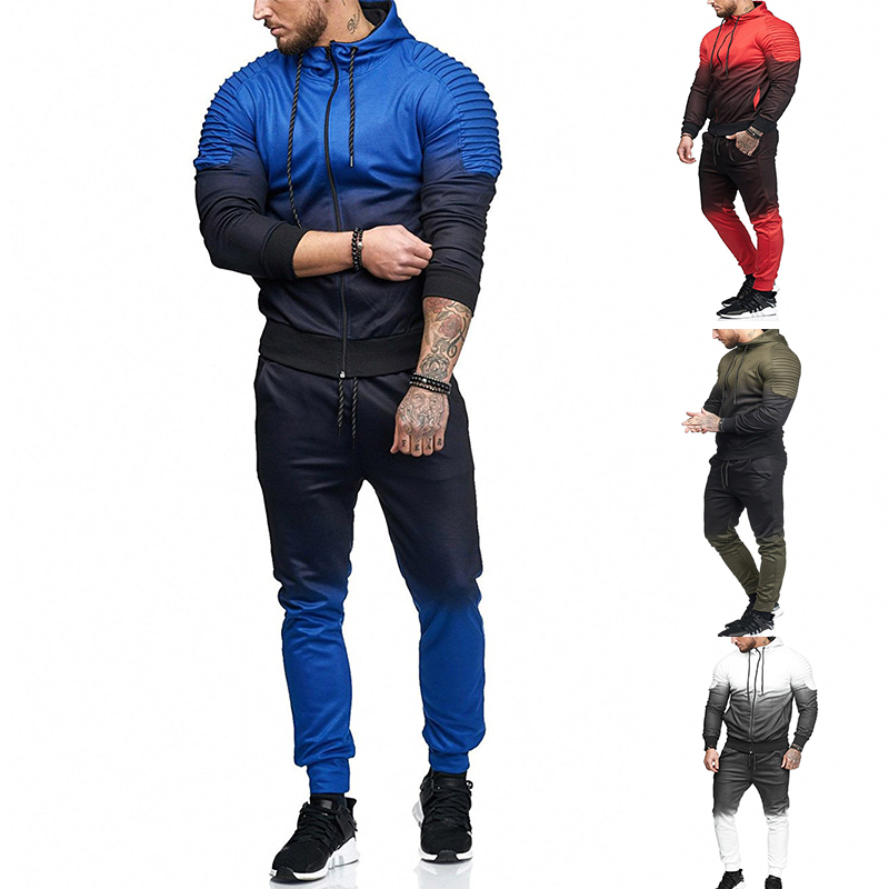 New 3D change color Men suit Casual Zipper Set men tracksuit Men's Set Sweatshirt Multi-pocket Fashion Jackets 2 piece
New 3D change color Men suit Casual Zipper Set men tracksuit Men's Set Sweatshirt Multi-pocket Fashion Jackets 2 piece