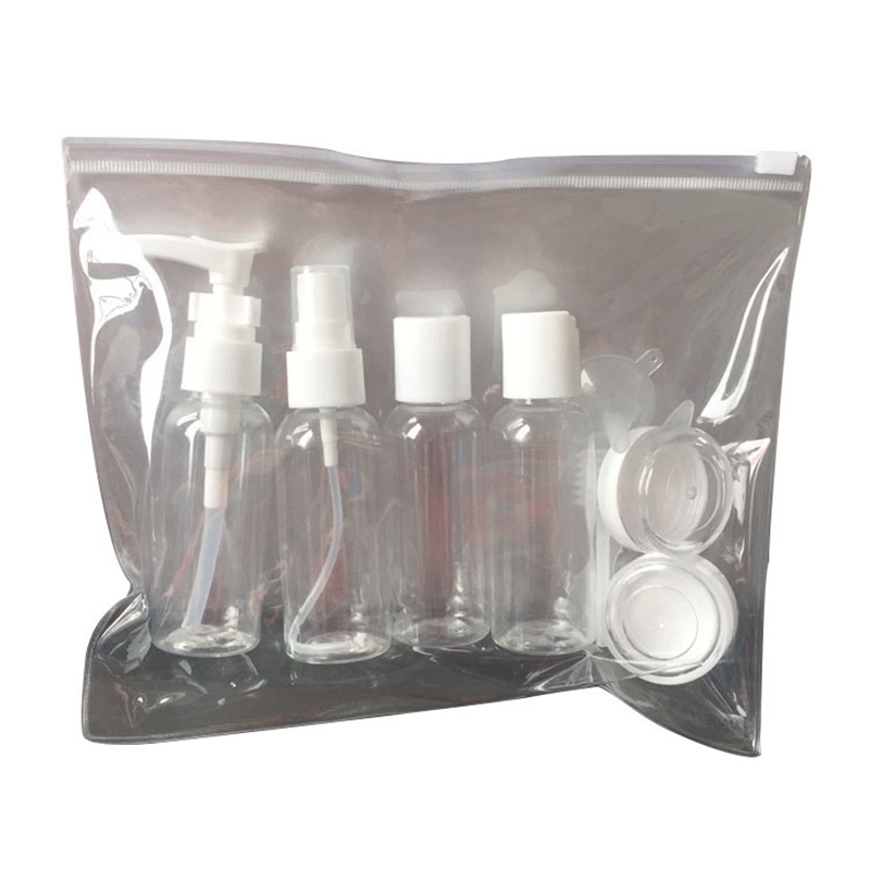 Transparent Portable Travel Bottle Set Spray Refillable Bottles Kit Plastic Lotion Makeup Container Empty Home Travel Refill Bot
Transparent Portable Travel Bottle Set Spray Refillable Bottles Kit Plastic Lotion Makeup Container Empty Home Travel Refill Bot
